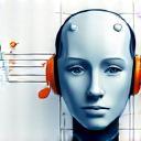 Robothode med musikknoter